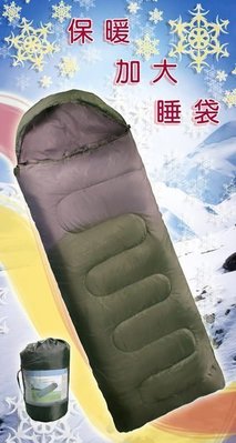 【熱賣精選】超保暖舒適睡袋 加大尺吋型XL。登山露營防寒抗風。墨綠+鐵灰