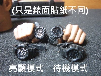 AG3特戰部門 ES軍用款1/6運動型舊化指針手錶一支(錶面貼紙不同款) mini模型