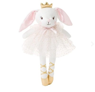美國 Elegant Baby 童趣針織娃娃玩偶 (小) - 小兔子公主