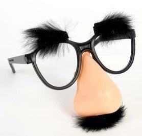 艾蜜莉舞蹈用品*表演道具*濃眉大鼻子眼鏡/搞笑眼鏡$100元