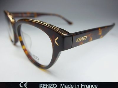 信義計劃 眼鏡 KENZO KZ G203A 法國製 膠框 金屬眉樑 亞洲版加高鼻墊 超越 Oliver Peoples