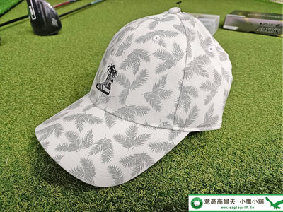 [小鷹小舖] Adidas Golf IA2639 阿迪達斯 高爾夫球帽 洛杉磯風格圖案 防風遮陽 可調式扣帶設計 白色