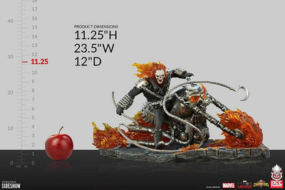 Sideshow X PCS 909385 16 惡靈騎士 Ghost Rider 雕像 現貨
