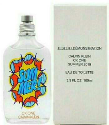 Calvin Klein CK ONE Summer 2019夏日限量版中性淡香水tester/1瓶/100ml-新品正貨