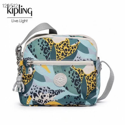 Kipling 都市叢林 KI4750 猴子包 雙拉鍊多夾層輕量斜背包 側背 肩背 旅遊 防水 隨身包 限時優惠