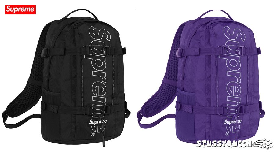 超搶手】全新正品2018秋冬FW Supreme backpack 45代45TH 3M反光防水後