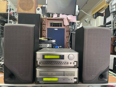 DENON D-120 床頭音響 CD AUX 收音機 維修保固3個月