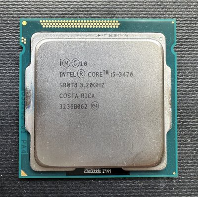 Intel® Core™ i5-3470 處理器 6M 快取記憶體，最高 3.60 GHz ( 良品 )