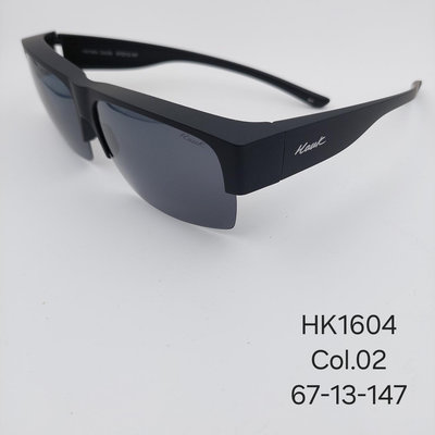 [青泉墨鏡] Hawk 偏光 外掛式 套鏡 墨鏡 太陽眼鏡 HK1604 Col.02
