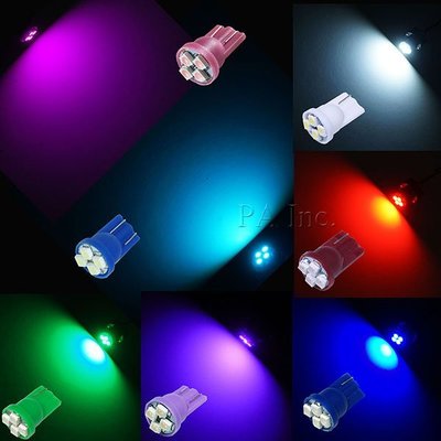 【PA LED】T10 4晶 3528 SMD LED 白光 小燈 倒車燈 儀表燈 定位燈 牌照燈 室內燈