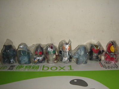 1轉蛋怪獸扭蛋盒玩戰隊BANDAI 假面騎士 劍 FAIZ 555 怪人Q版造型公仔玩偶 全8款合售特價兩百二十一元起標
