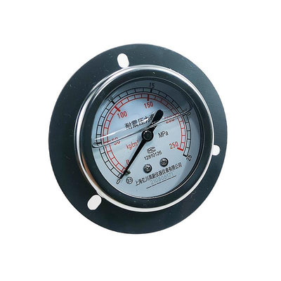 壓力錶 軸向帶邊耐震壓力表YN60ZT 油壓液壓水壓氣壓0-1.6MPA-60MPA