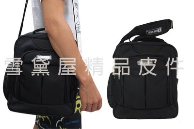 ~雪黛屋~CONFIDENCE 側背包中容量台灣製造品質保證二層主袋高單數防水尼龍布70/200D提肩斜側ACB1191