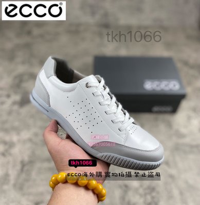 【巧緣小鋪】ECCO 新款運動戶外休閒鞋 STREET RETRO高爾夫鞋Golf 高爾夫健步白色39-44碼