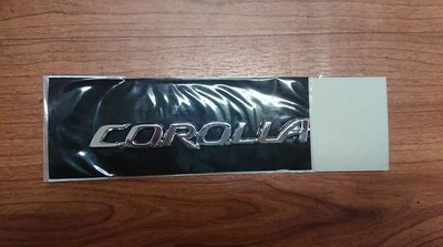 汽車材料前哨站 TOYOTA 豐田 ALTIS 01 後蓋標誌 後廂蓋標誌 COROLLA LOGO 標誌