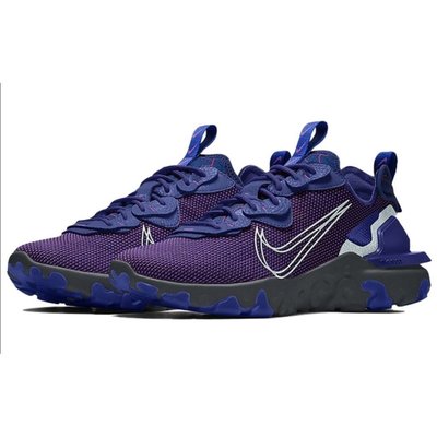 【正品】Yeti Out Nike React Vision Lost Signal 黑紫 男女款潮鞋