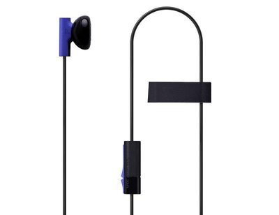 PS4 SONY原廠 主機組裡的 有線 耳機組 單耳通話用 (全新未使用過商品)【台中大眾電玩】