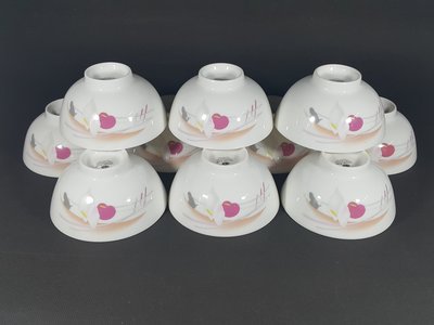 [銀九藝] 早期 鶯歌陶瓷 全國瓷器 飯碗 湯碗 10件一標