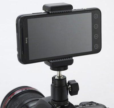 呈現攝影-MATIN 手機夾座+小雲台熱靴座(鐵) 手機架組 可夾5吋以內 錄影間隔攝影 iphone Note