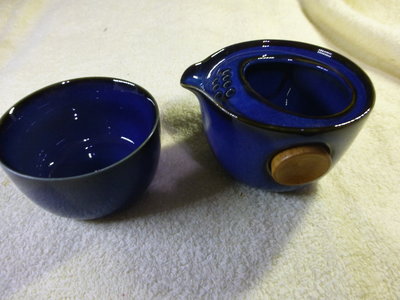 宜龍（Eilong）茶具─ QUICKER 獨享組(125ml)─藍翠玉兔毫