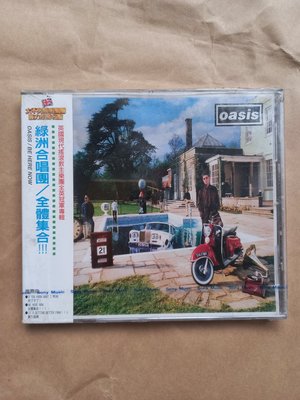 西洋團體/(全新未拆封，早期版)Sony發行-Oasis綠洲合唱團-Be Here Now全體集合(附側標、原封條)