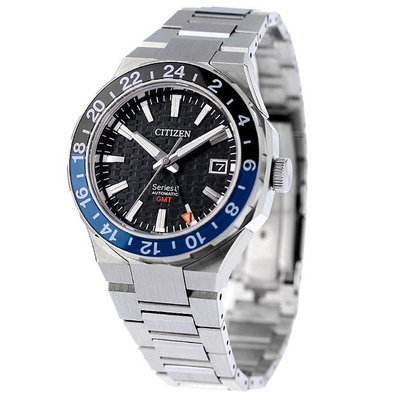 預購 CITIZEN Series8 NB6031-56E 星辰錶 GMT 機械錶 41mm 黑色面盤 藍寶石鏡面 不鏽鋼錶帶 男錶女錶
