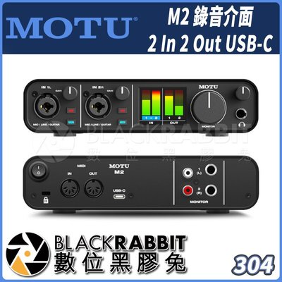 數位黑膠兔【 MOTU M2 錄音介面 2 In 2 Out USB-C Loopback 內部錄音功能 】 聲音 錄音