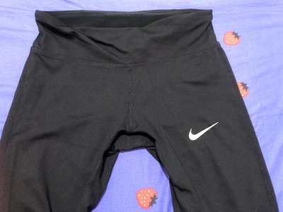 Nike瑜珈褲/跑步褲/七分褲/legging S號DRI-FIT