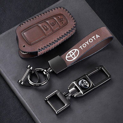 牛皮 TOYOTA 豐田 5代 RAV4 HYBRID C-HR 汽車 鑰匙包 鎖匙皮套 保護套