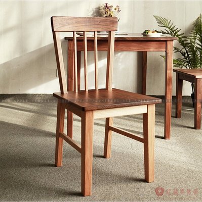 [紅蘋果傢俱]MJ016 北歐 日式 實木 現代 簡約  餐椅 靠背椅 溫莎椅 辦公椅 凳子