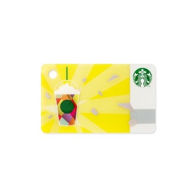 每張含運費250元~STARBUCKS日本星巴克咖啡2015年版儲值隨行卡-活力雙果汁星冰樂迷你隨行卡(6111)