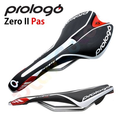 【義大利 Prologo Zero II Pas 跑車座墊】黑底白線 公路車 坐墊 鉻鉬鋼座弓 玩色單車