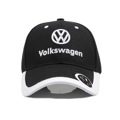 ◆帽子◆ 【發】VW 福斯Golf Lupo Polo 大眾帽子汽車棒球帽男春夏戶外運動帽 F1車標刺繡禮品帽