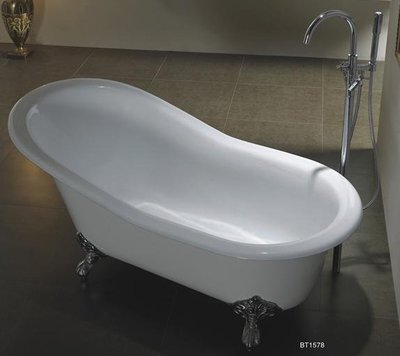 【時尚精品館】(含稅, 附發票) KARAT BT1478 鑄鐵古典浴缸(146 x 78cm)