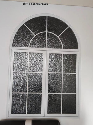 窗戶歐式鐵藝窗戶老鋼假窗戶復古防盜窗隔斷創意玻璃窗落地窗門平開窗門窗