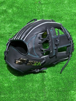 棒球世界全新SSK硬式棒壘球手套內野手DWG3423F黑色特價工字