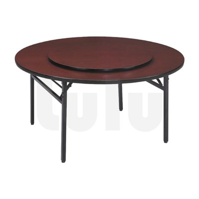 【Lulu】 木心板餐桌 4.5尺 折合腳 美耐板 整組 372-5 ┃ 辦桌 餐桌 團圓桌 圍爐桌 大圓桌 圓桌 合桌