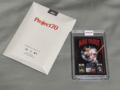 Topps project 70 Mike Trout By DJ SKEE