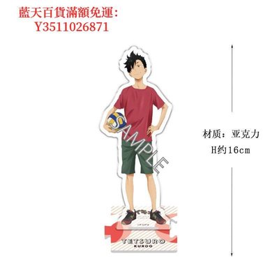 藍天百貨 日本正版 排球少年 童年回憶 全身亞克力立牌 動漫周邊 日向