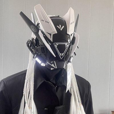 賽博朋克cosplay面具面罩機能風假面騎士演出道具