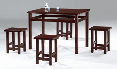 【上丞辦公家具】台中免運 法璽至萬用桌 長方桌 木餐桌 長桌 木茶几 木桌 餐桌 方高椅 餐椅 256-5