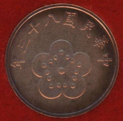 台灣錢幣 民國83年精鑄5角