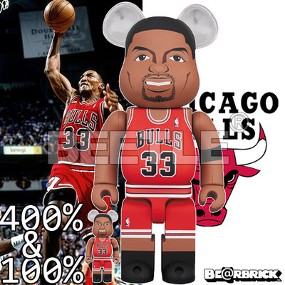 セール！ BE@RBRICK LEGENDS Scottie Pippen 皮朋庫柏力克熊400 100