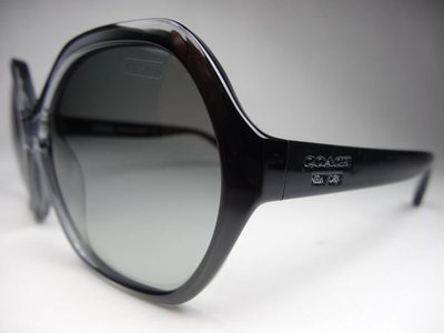 信義計劃 眼鏡 COACH HC 8065 全新真品 太陽眼鏡 膠框 橢圓 大框 可配 抗藍光 sunglasses