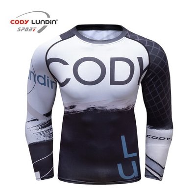 A01073 CODY COOLMAX®布料 冰絲 長袖 緊身衣 涼感 透氣 舒適 柔軟 排汗 速乾 機能服 焦點服飾