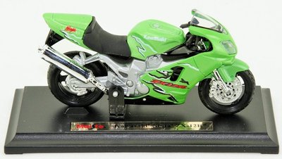 【Maisto精品車模】Kawasaki Ninja ZX-12R 綠色 川崎摩托車 重型機車模型 尺寸1/18