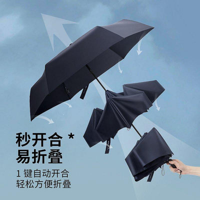 【熱賣精選】waterfront日本進口超輕晴雨兩用自動折疊雨傘男女便攜高檔防曬傘