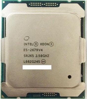 Intel Xeon E5-2679 V4 2.5G Turbo 3.5G 20核40線 200W 正式CPU