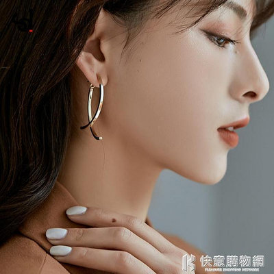 戒指系列 復古耳飾女圓臉顯瘦耳環2020年新款潮韓國氣質網紅純銀耳釘耳墜