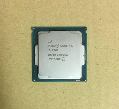 intel i7-7700 CPU 1151 第七代處理器